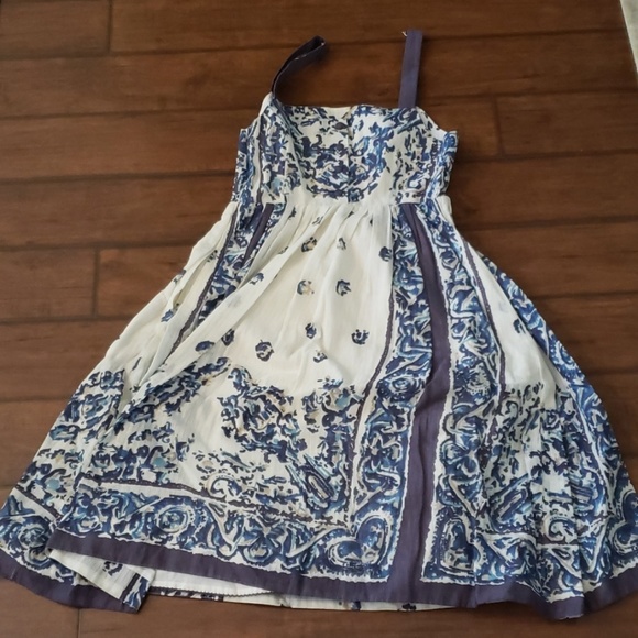 Anthropologie blue dress - Picture 6 of 6